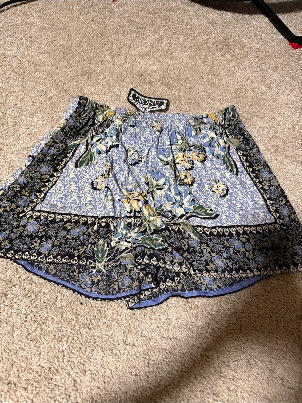 Angie deadstock floral skort